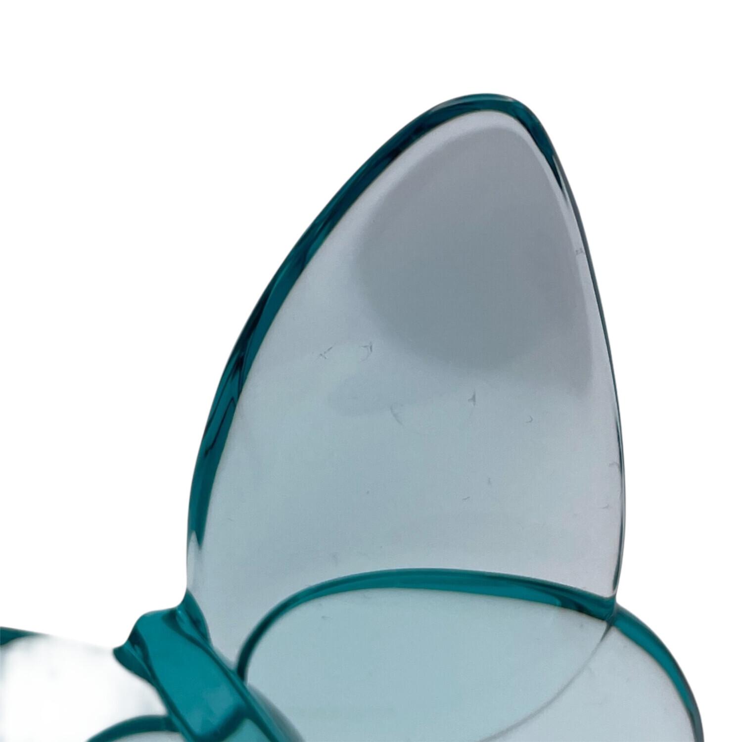 Baccarat (バカラ) オブジェ ラッキーバタフライ /ブルー｜トレファク