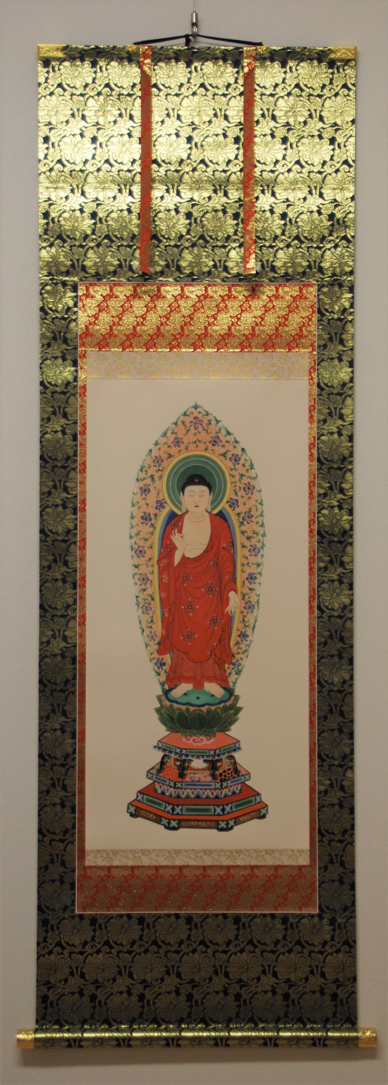 阿波掛軸堂 / B-04 舟 阿弥陀如来【浄土宗】 (洋紙印刷)