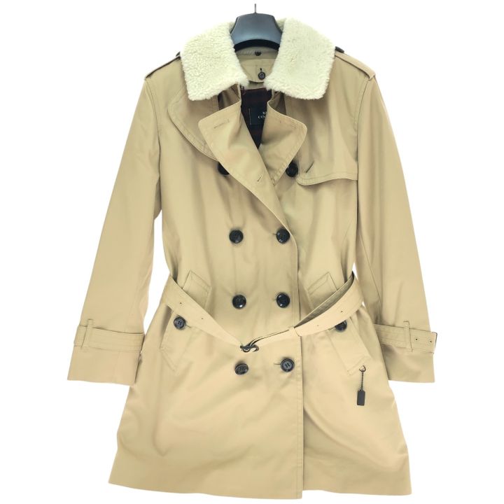 COACH コーチ コート トレンチコート ライナー・襟ボア付 sizeMP SIZE
