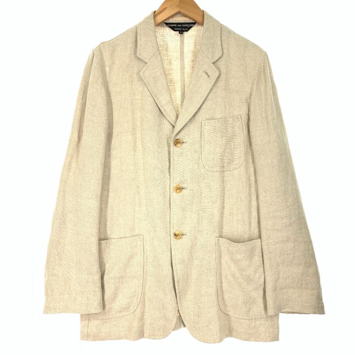 COMME des GARCONS コムデギャルソン メンズ ジャケット SIZE M 麻 PE