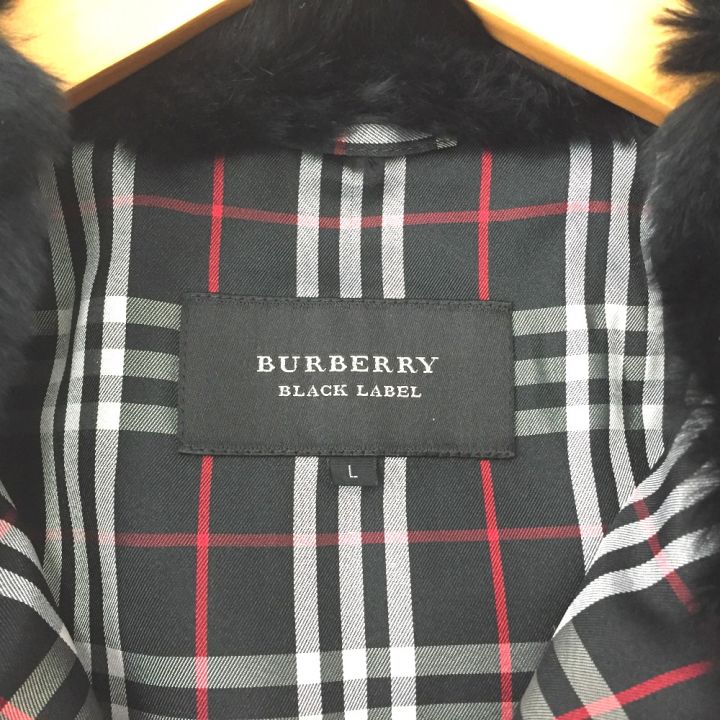 BURBERRY BLACK LABEL バーバリーブラックレーベル ラビットファー