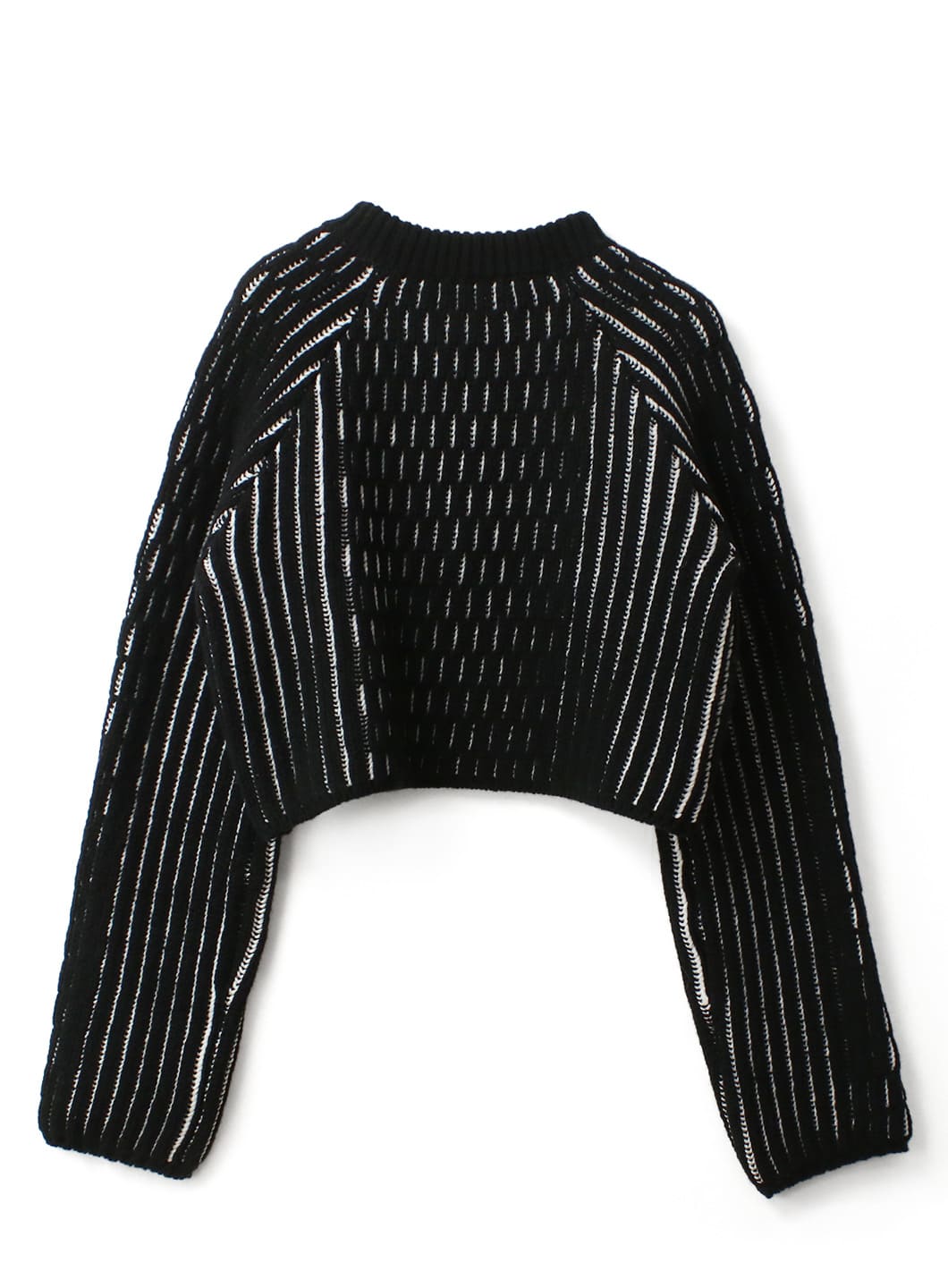 COEL Online Store畔ストライプショートニット(F グレー): TOPS