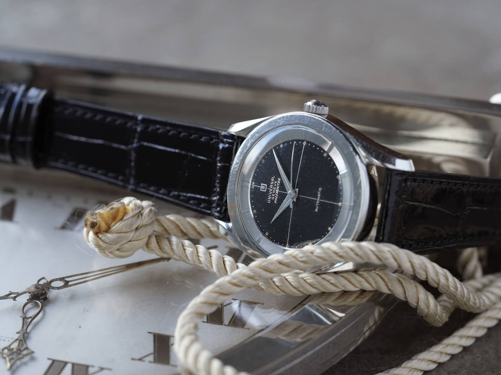 ユニバーサルジュネーブ/ポールルーター1st/クロスラインミラー