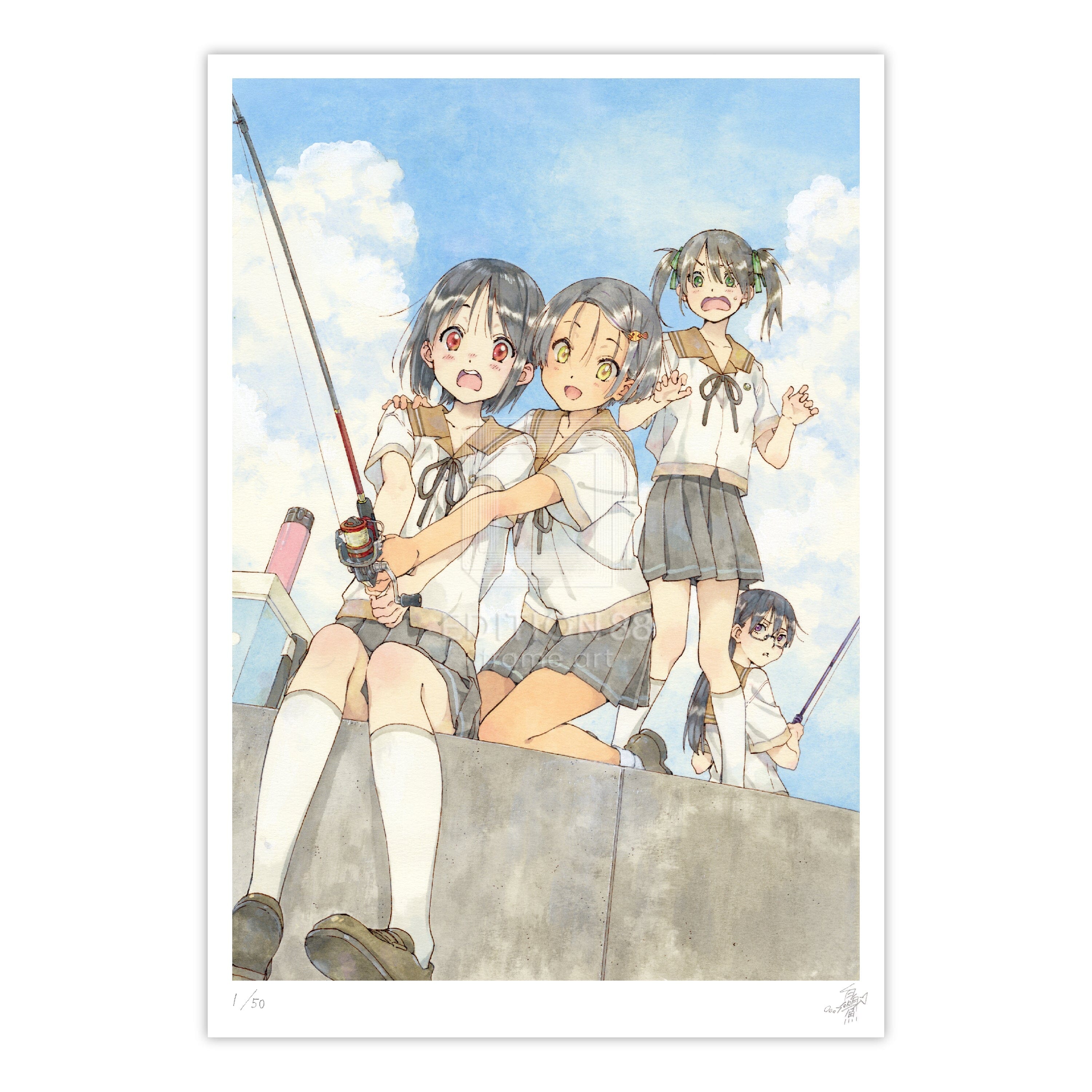 88グラフK / 白身魚（直筆サイン入り/限定50枚）