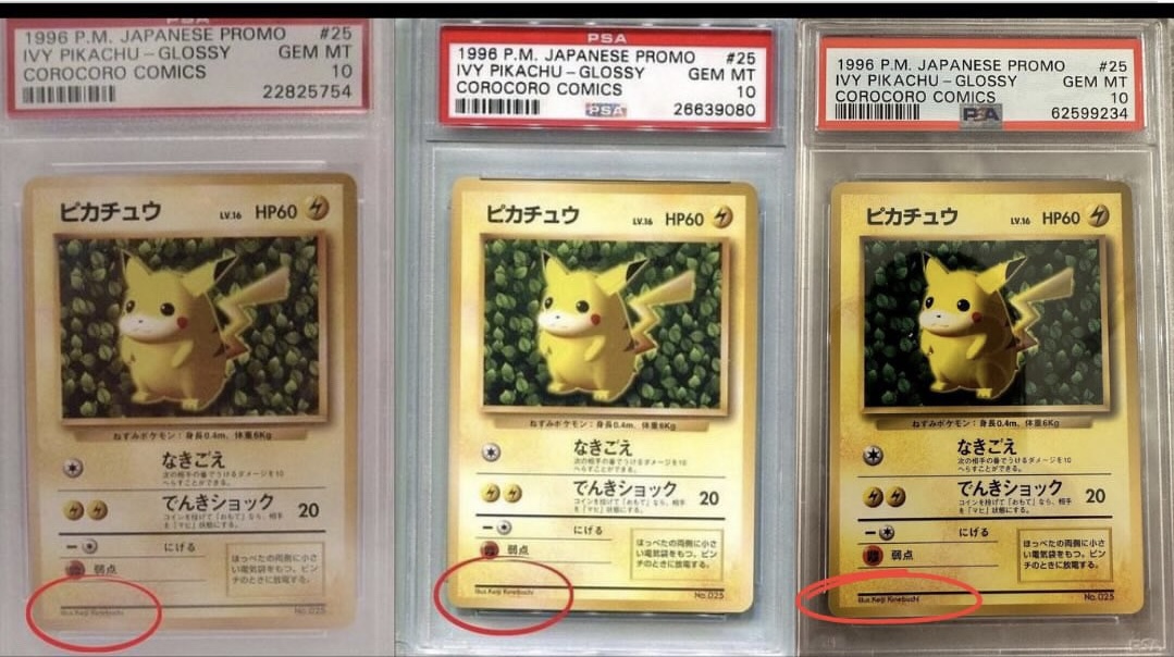 Do any PSA 10's exist of the first released Pokemon TCG Cards