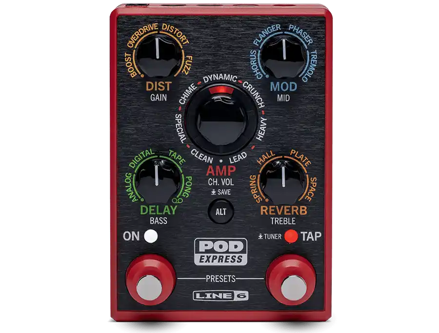 Line 6 POD Express Guitar - HXシリーズから継承したアンプ