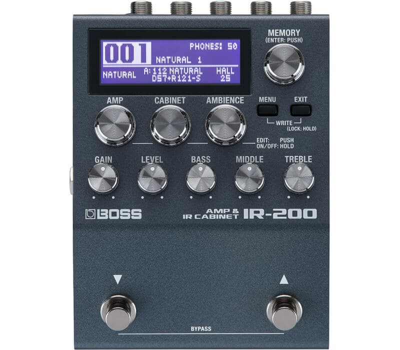 BOSS IR-200 AMP&CABINET PROCESSOR - マルチ・プロセッサー並の処理