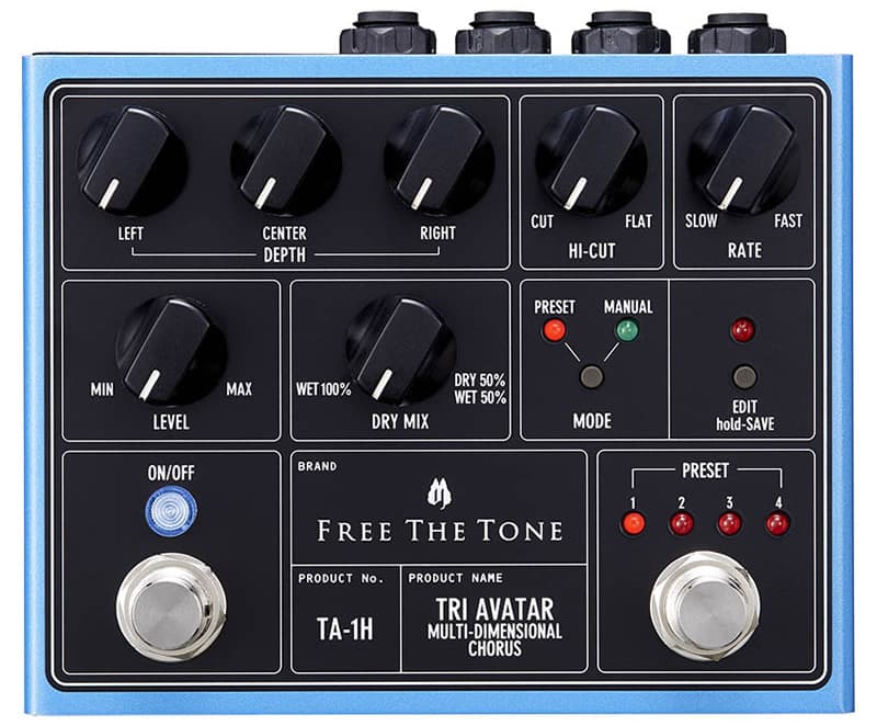 Free the Tone TRI AVATAR Multi-Dimensional Chorus TA-1H - 3系統の