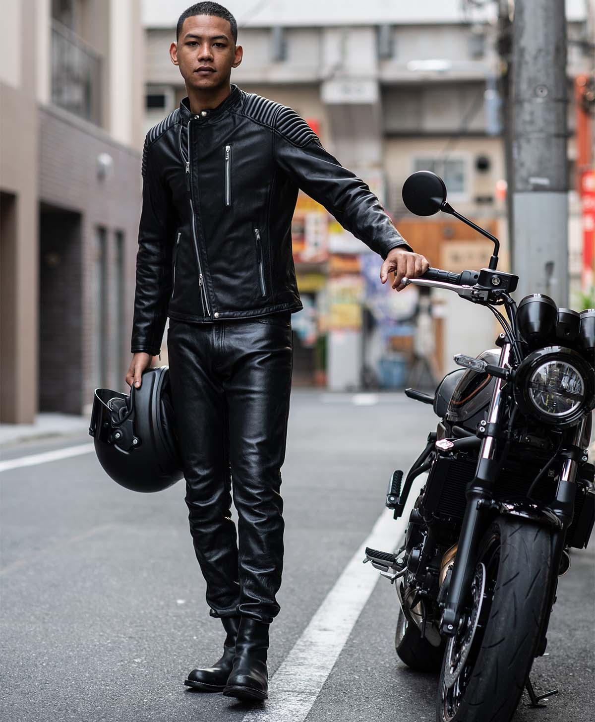 □KADOYA□ K'S LEATHER□FENNEL ゴートスキン□L□ Leather jacket