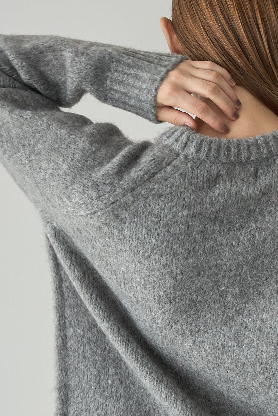 オーバーサイズニット【GRAY】 – ELLIE