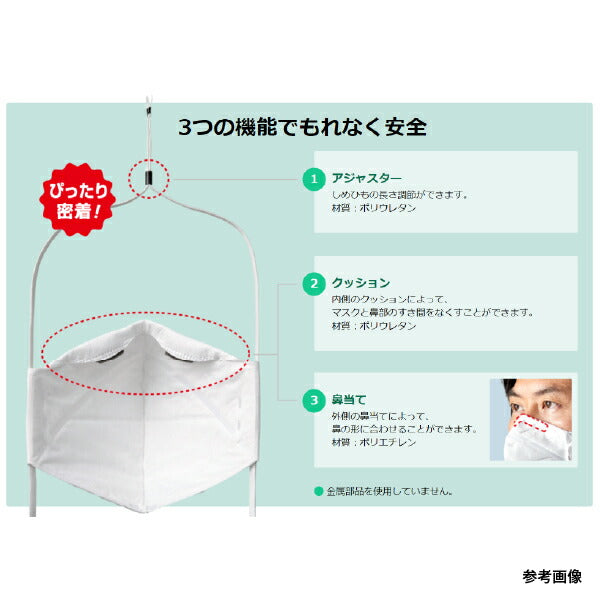 シゲマツ N95マスク 二つ折 [10個入] DD02-N95-2K 立体構造キープ