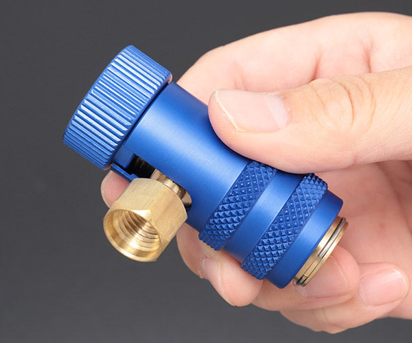 リークラボジャパン R1234YF用低圧側カプラー（青） LL-400-MF4 カー