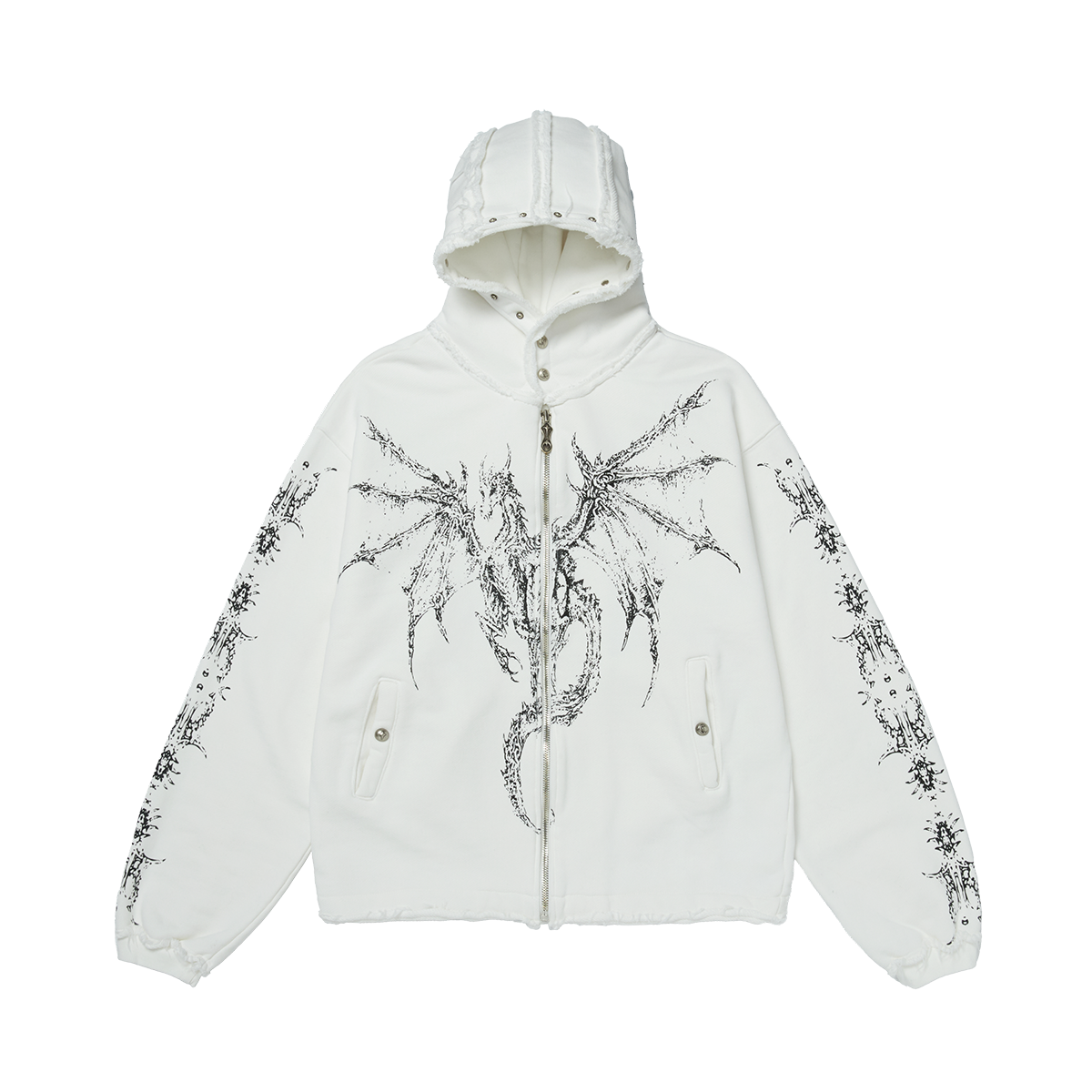 Dragon Stud Zip-up hoodie – thug club
