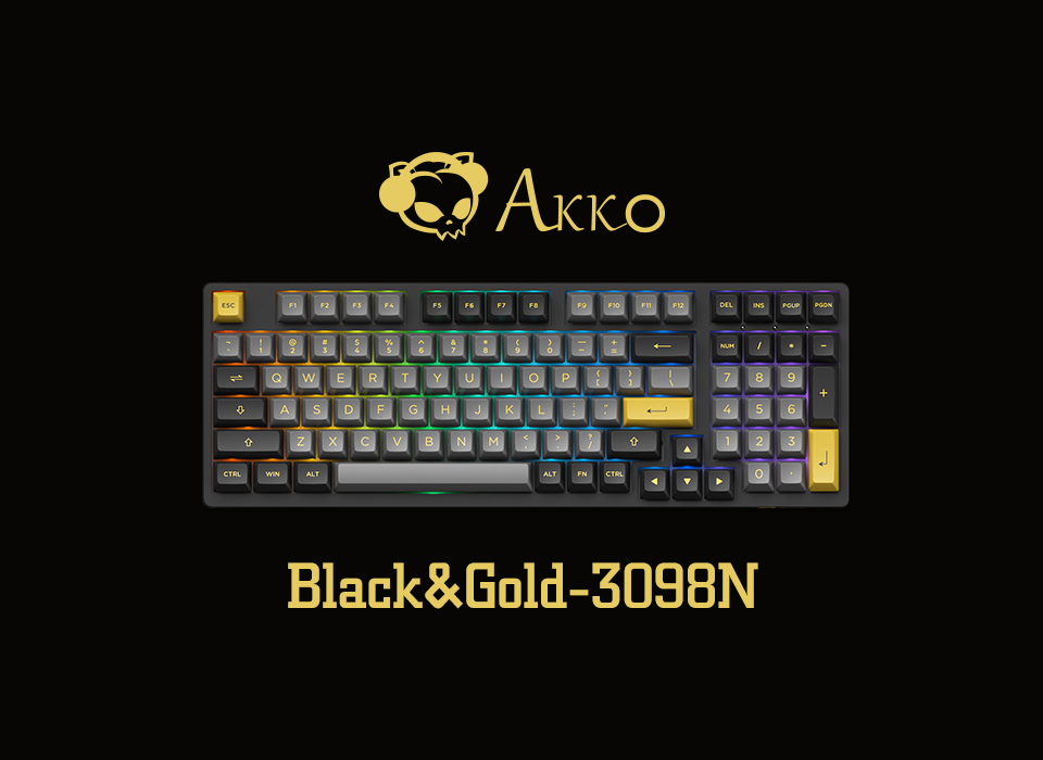 Black&Gold 3098N | Akko Official Global Site