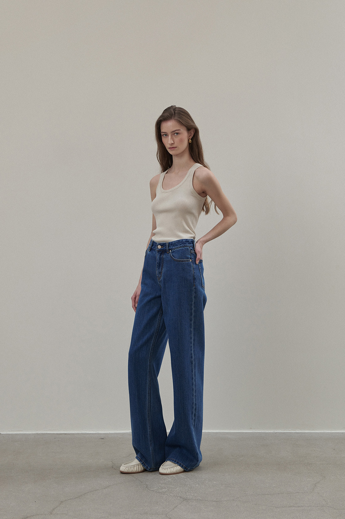 JYP☆ELBORN Apollo Wide Denim Pants Apollo Wide Denim Pants | ELBORN