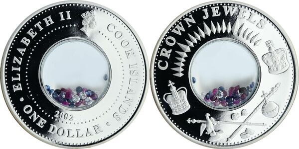1 Dollar - Elizabeth II (Crown Jewels) - Cook Islands – Numista
