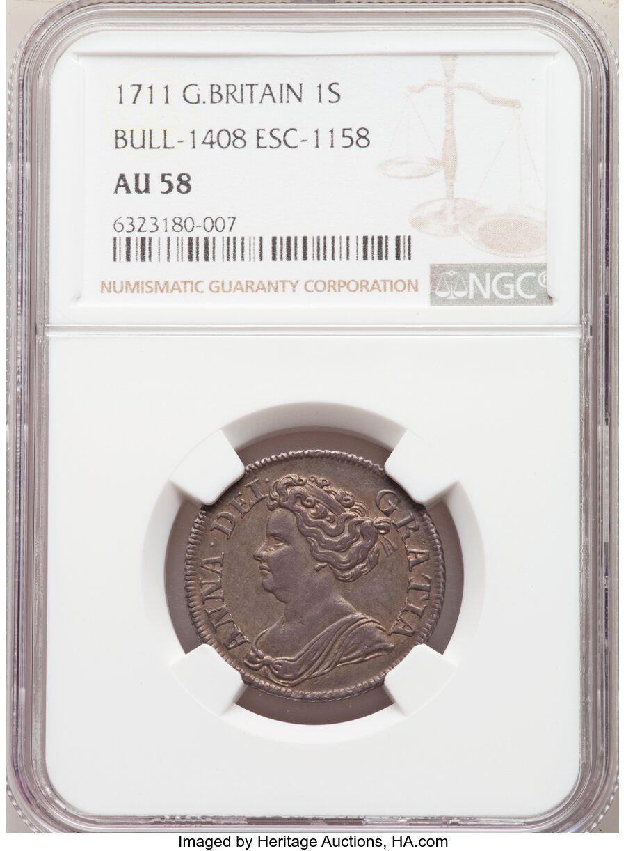 1 Shilling - Anne (4th bust) - United Kingdom – Numista