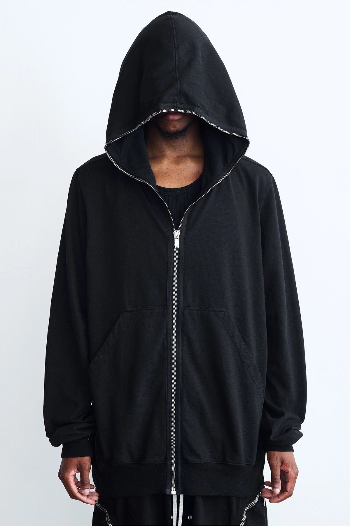 RICK OWENS DRKSHDW Jumbo Gimp Zip Hoodie Black – ESSXNYC