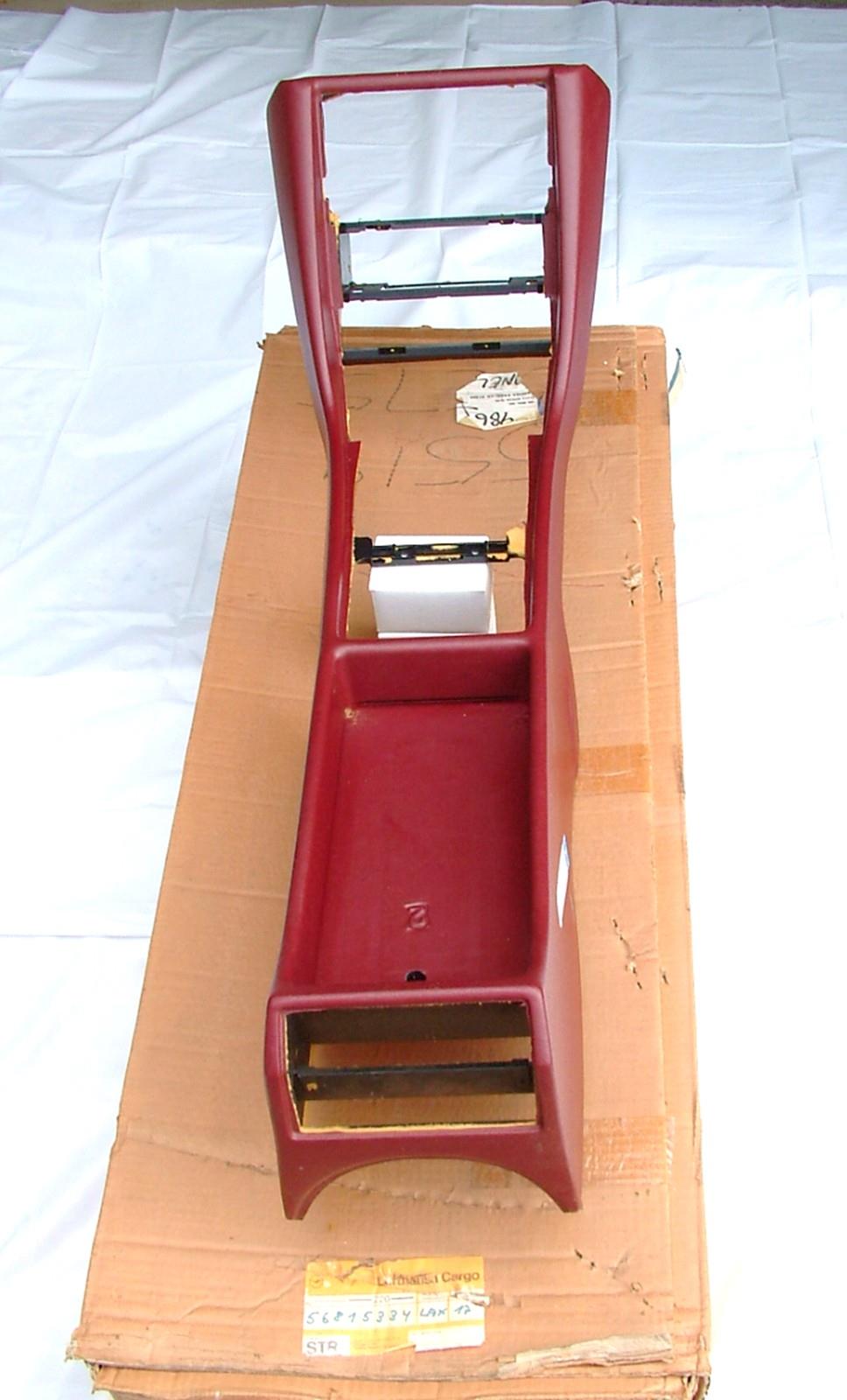 NOS New Genuine Mercedes Red Center Console 1985-91 W126 300 350