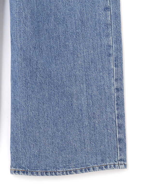 EDWIN×ETRE TOKYO 2wayハイライズサスデニムパンツ(S BLUE): ボトムス