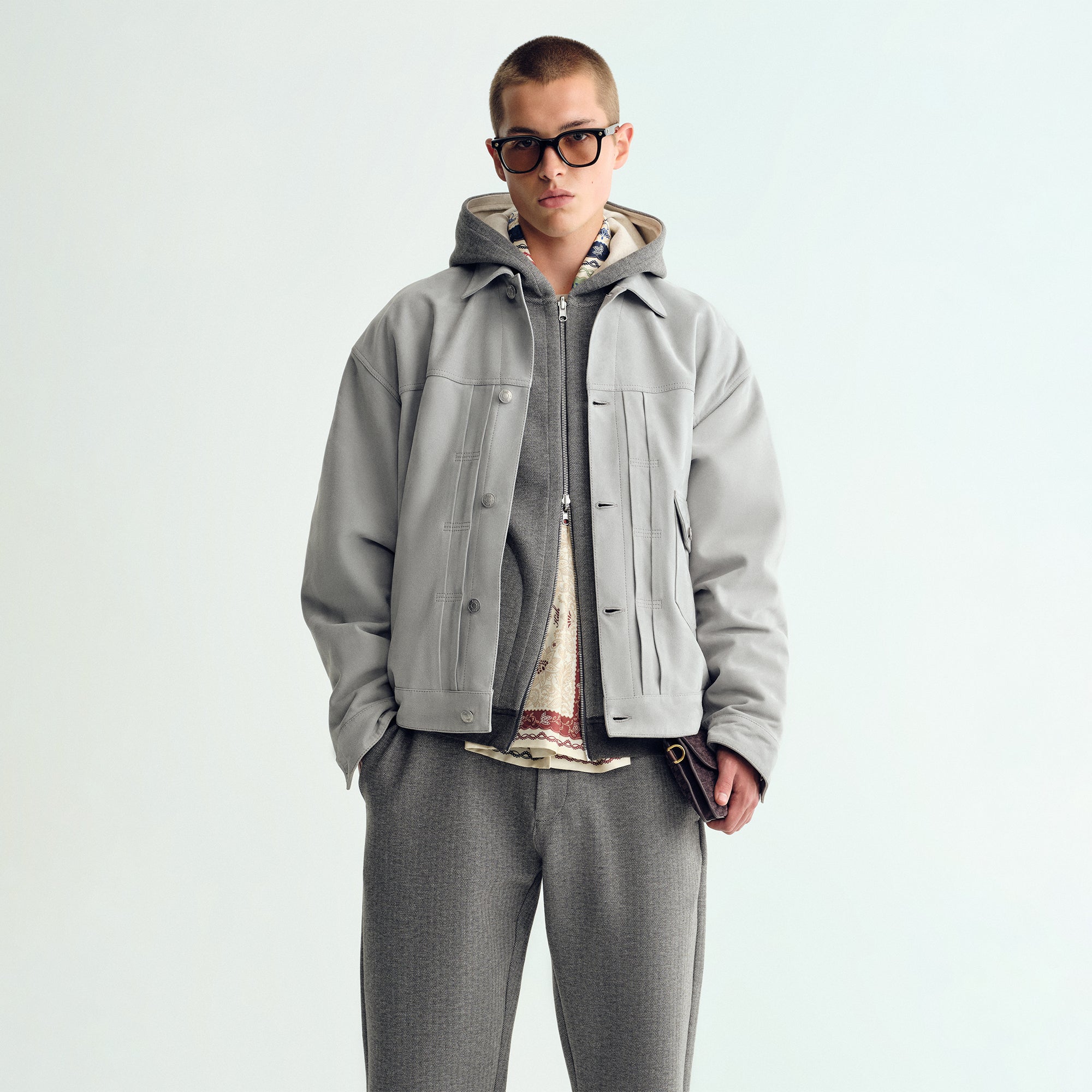 Kith Jacquard Crest Denim Apollo Shirt - Atom – Kith Europe