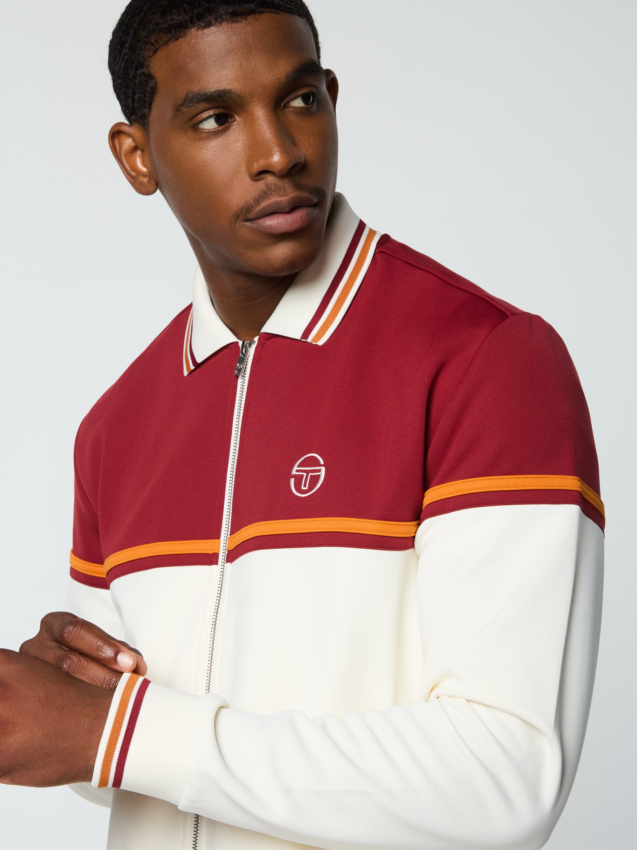 Olmi Track Jacket- Sun Dried Tomato – Sergio Tacchini Europe
