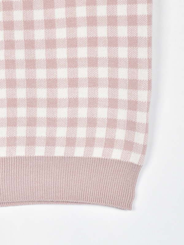 チェック襟ニット｜evelyn（エブリン）公式通販サイト