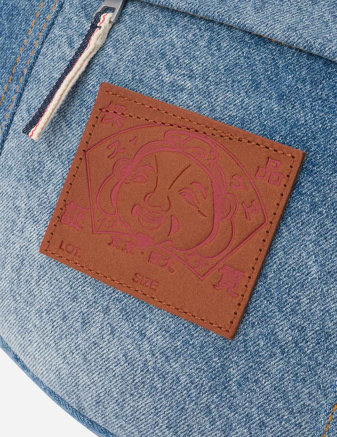 カモメ刺繍 デニム クロスボディバッグ – EVISU