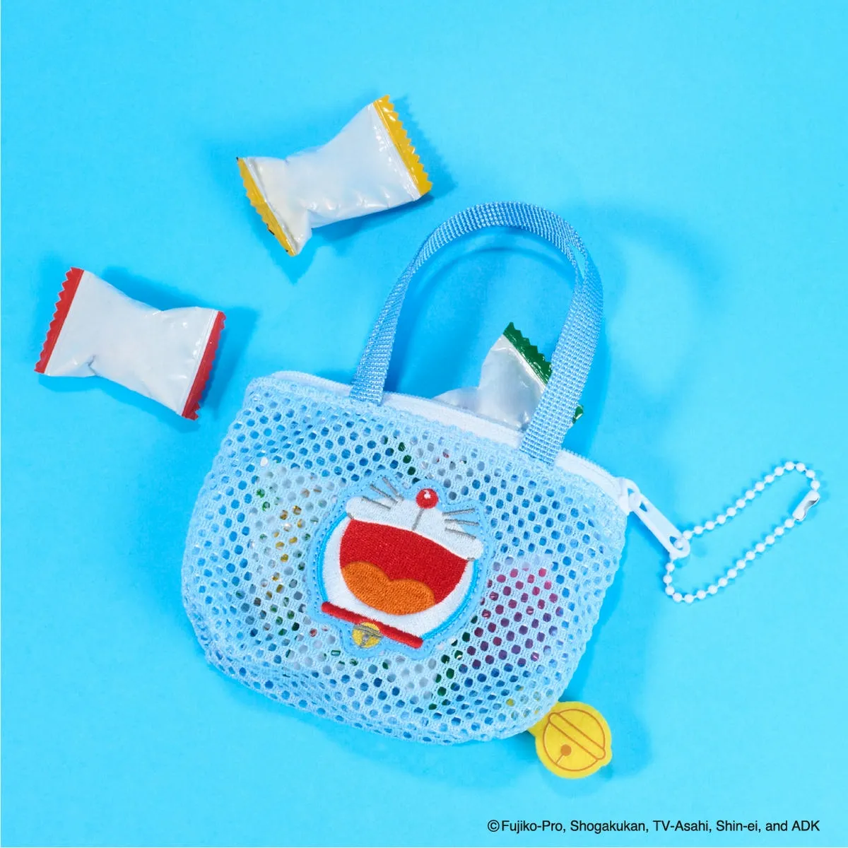 アイアップ公式通販】ドラえもん メッシュ ミニチュアバッグボール