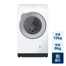 レンタル] パナソニック 【左開き】洗濯12kg/乾燥6kg ななめドラム式