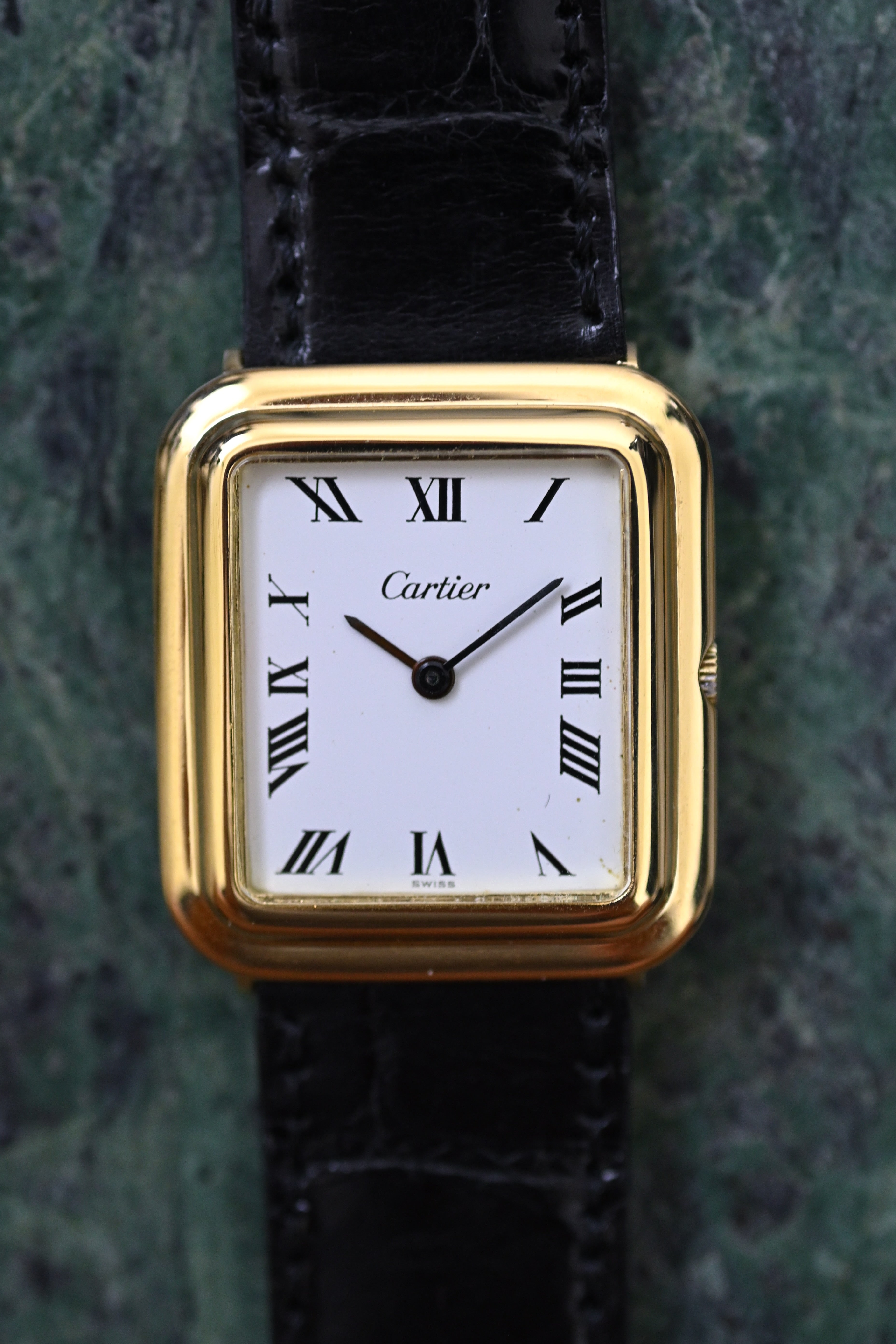CARTIER カルティエ タンク 18KYG ヘキサゴンケース 1970年代