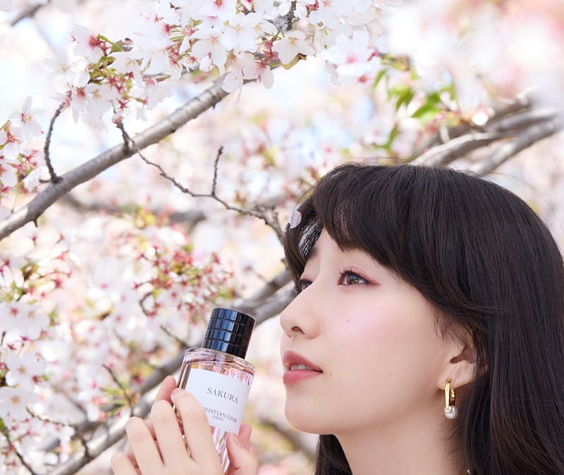 Cocomi、春の京都でメゾン クリスチャン ディオールが奏でる詩的な
