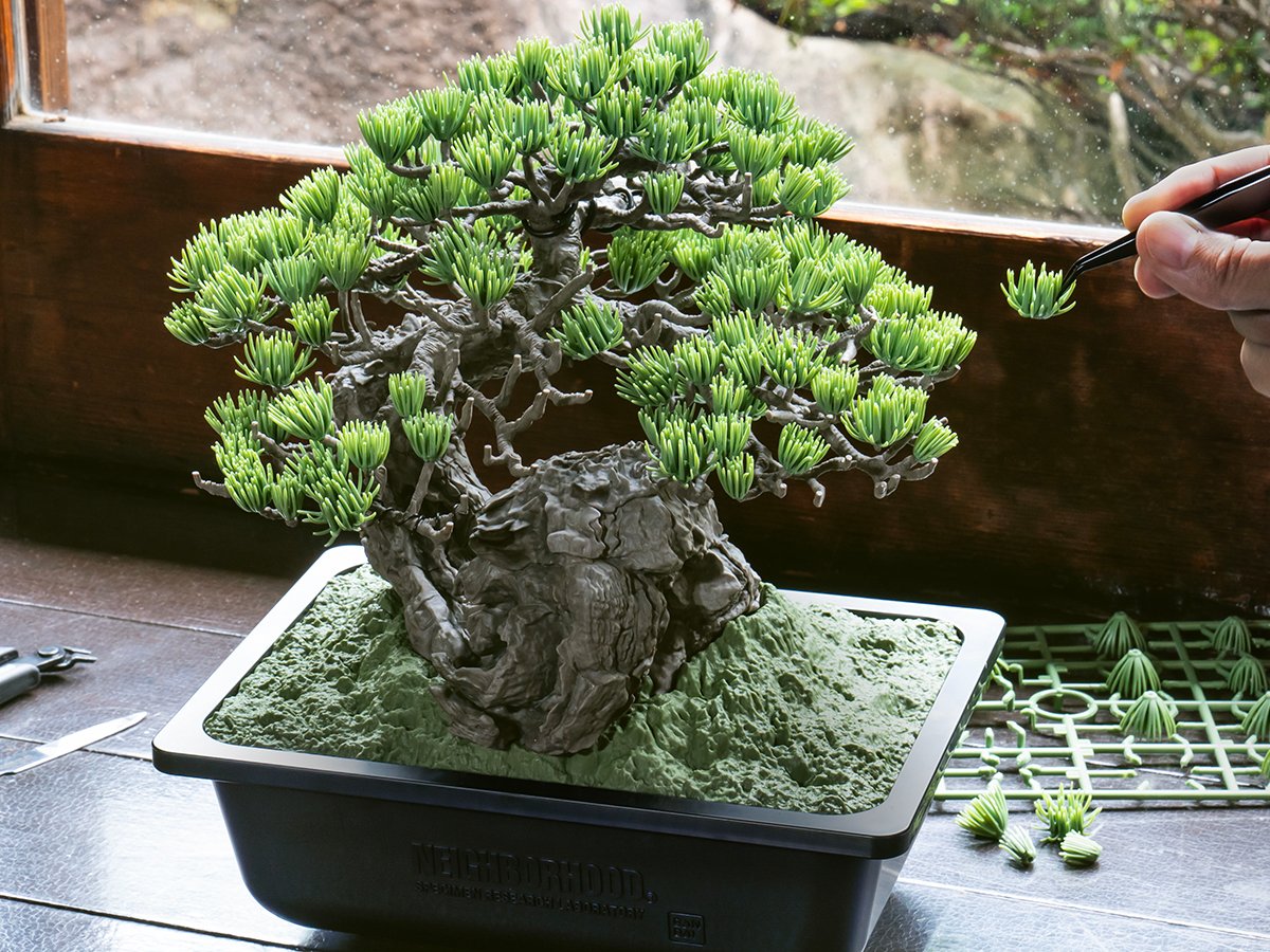 盆栽のプラモデルが登場、ネイバーフッド SRLとバンダイがコラボで製作