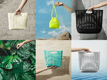 GOOD GOODS ISSEY MIYAKE」無縫製ニットバッグを集めたイベントが開催