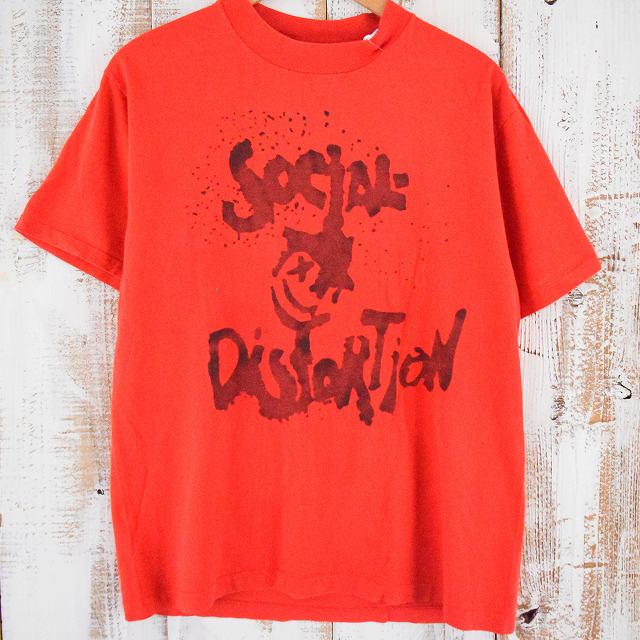 90's Social Distortion USA製 ロックバンドTシャツ90年代 ソーシャル