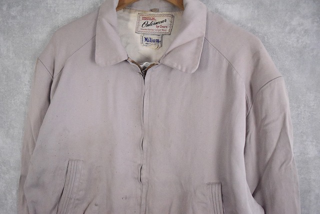 50年代 50s ヘラクレス Sears シアーズ レーヨンギャバ グレー ギャバ