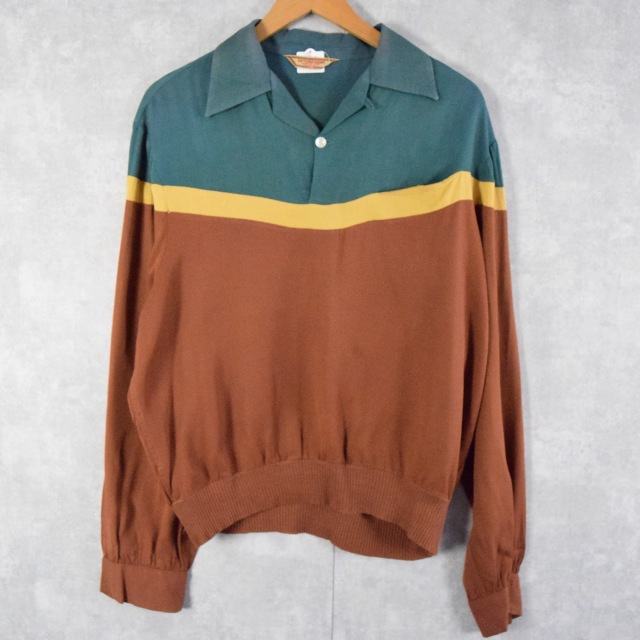 50年代 50s マクレガー アメリカ製 長袖 開襟 │ヴィテージ古着屋Feeet