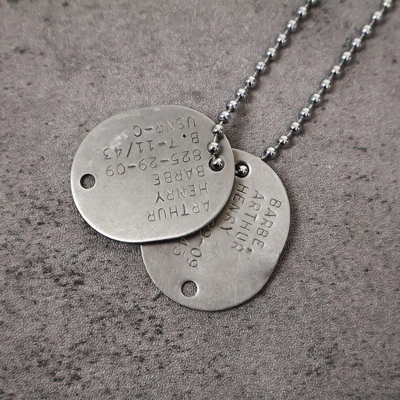 アメリカ軍 米軍 海軍 IDネックレス 認識票 | ビンテージ古着屋Feeet
