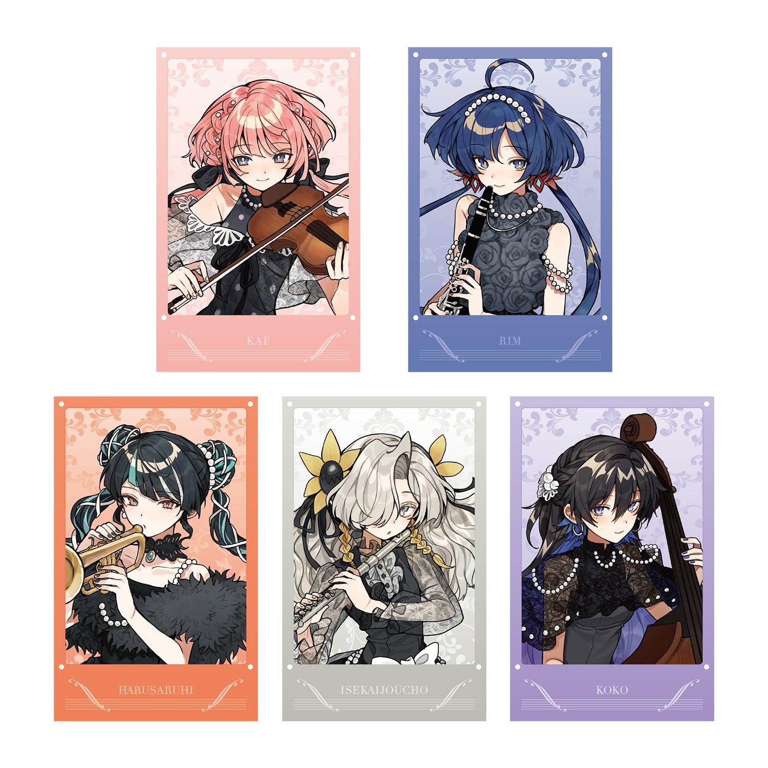 V.W.P】チェキ風トレカセット（全5種）／THINKR XR CLASSICS presents