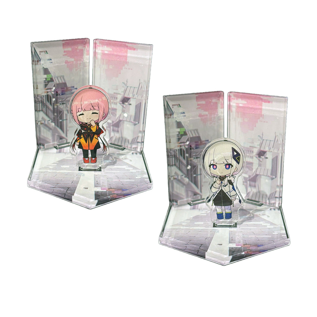 神椿市建設中。】ミニアクリルジオラマ 花譜＆可不／神椿市協奏中