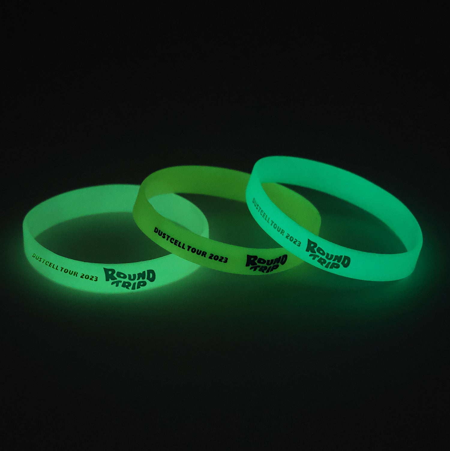 DUSTCELL】蓄光ラバーバンド 3色セット／TOUR「ROUND TRIP」 – FINDME