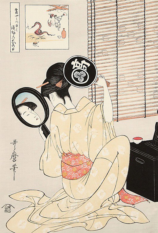 喜多川歌麿 – 岩下書店｜復刻版浮世絵木版画専門店