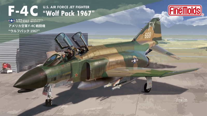 1/72アメリカ空軍F-4C“ウルフパック 1967”_ファインモールド