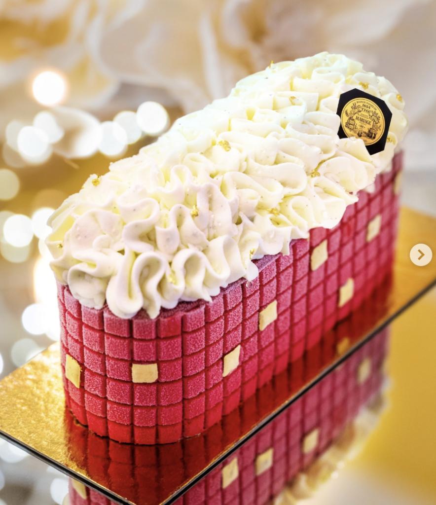 マリアージュフレールのクリスマスケーキ「NOËL LUCKY 'MARCO POLO