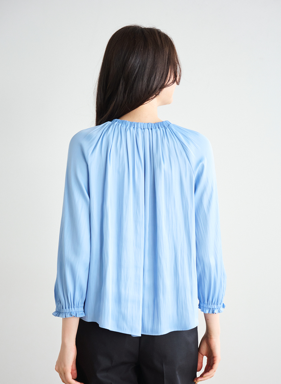 割繊ギャザーブラウス /セットアップ可｜LOUNIE（ルーニィ）公式サイト