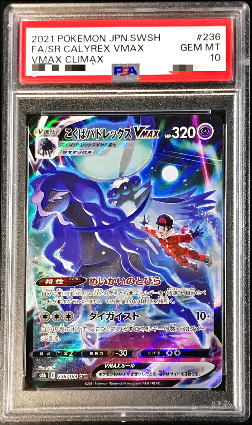 こくばバドレックスVMAX(hp:320/めいかいのとびら/ダイガイスト)の効果