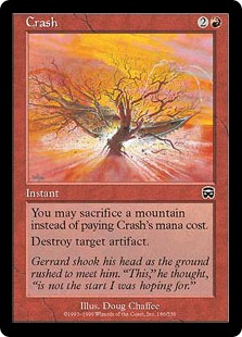 Foil】《クラッシュ/Crash》[MMQ] 赤C | 日本最大級 MTG通販サイト