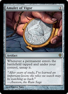Foil】《精力の護符/Amulet of Vigor》[WWK] 茶R | 日本最大級 MTG通販