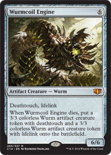 ワームとぐろエンジン/Wurmcoil Engine》[C14] 茶R | 日本最大級 MTG
