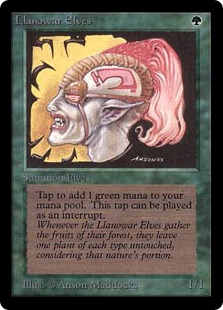 ラノワールのエルフ/Llanowar Elves》[LEA] 緑C | 日本最大級 MTG通販